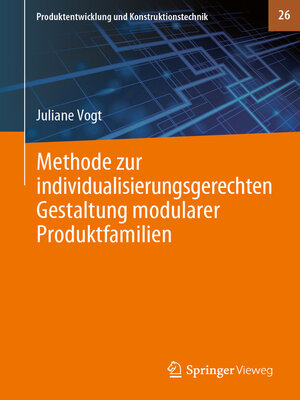 cover image of Methode zur individualisierungsgerechten Gestaltung modularer Produktfamilien